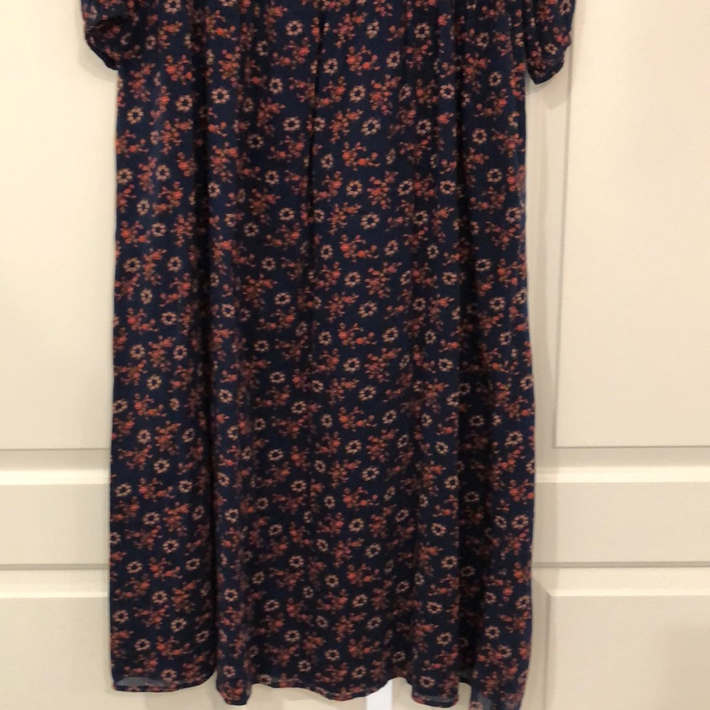 Caslon floral long sleeve dress size m - Picture 4 of 8